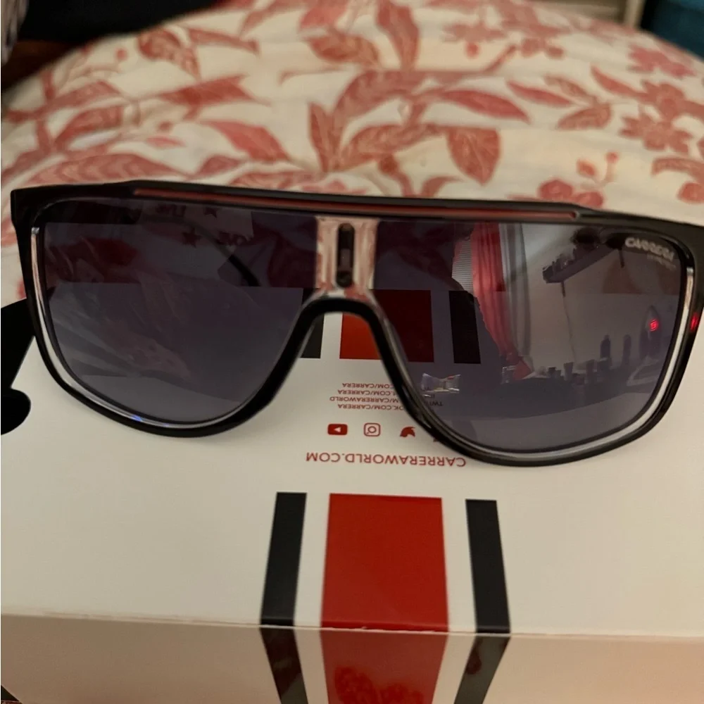 Carrera Black and Silver Sunglasses